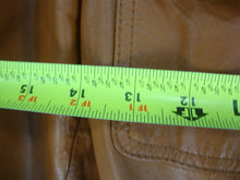 Load image into Gallery viewer, 1970s The Tannery Womens Size 12 Brown Leather Button Front Tie Belt Jacket Coat
