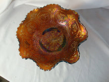 Load image into Gallery viewer, Antique Fenton Glass Dragon Lotus Carnival Glass Spatula Footed Bowl

