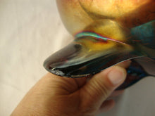 Load image into Gallery viewer, Antique Fenton Glass Dragon Lotus Carnival Glass Spatula Footed Bowl
