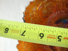 Load image into Gallery viewer, Antique Fenton Glass Dragon Lotus Carnival Glass Spatula Footed Bowl

