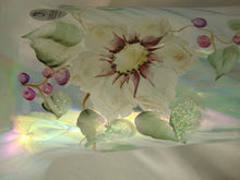 Load image into Gallery viewer, Vintage Fenton Glass White Opal Spiral Handpainted Clematis Vine Numbered Signed Art Glass Vase
