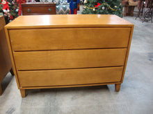 Load image into Gallery viewer, MCM Conant Ball Light Wood Three Drawer Dresser
