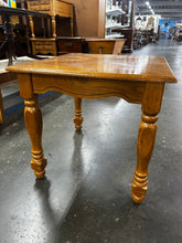 Load image into Gallery viewer, Oak End Table, False Drawer
