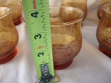 Load image into Gallery viewer, Vintage Libbey Americana Amber Rocks Juice Glasses 9.5 Ounce Set of 8 NIB
