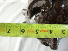 Load image into Gallery viewer, Marvin Bailey SC Folk Art Potter Double Face Man and Devil Dark Brown 8" Ugly Face Jug
