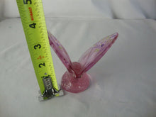 Load image into Gallery viewer, Vintage Lenox Fenton Purple Glass Signed Handpainted Butterfly Figurine
