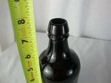 Load image into Gallery viewer, Vintage Hathorn Springs Saragota NY Black Glass Bottle No Stopper
