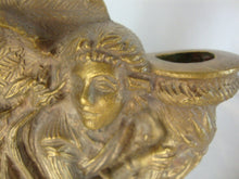 Load image into Gallery viewer, Vintage Brass Flying Angels Candleholders Set of 2
