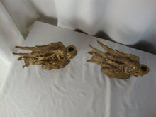 Load image into Gallery viewer, Vintage Brass Flying Angels Candleholders Set of 2
