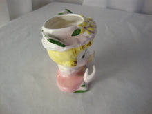 Load image into Gallery viewer, Vintage Enesco Ceramic Blonde Hair Mini Head Vase and Placecard Holder
