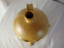 Load image into Gallery viewer, Marvin Bailey SC Folk Art Potter Yellow Green Beady Eye Round Head Ugly Face Jug
