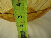 Load image into Gallery viewer, Vintage Anchor Hocking Country Garden Sunflower Amber Glass Serving Bowl
