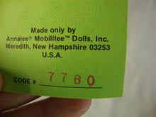 Load image into Gallery viewer, Vintage Annalee Mobilitee Dolls Santa Mouse 7760 with Green Toy Bag 13"
