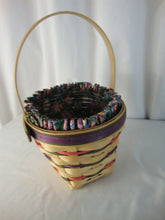 Load image into Gallery viewer, 1996 Longaberger Easter Basket with Liner Protector and Egg Charm
