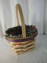 Load image into Gallery viewer, 1996 Longaberger Easter Basket with Liner Protector and Egg Charm
