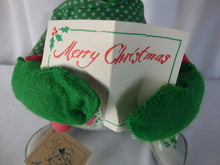 Load image into Gallery viewer, Vintage Annalee Mobilitee Dolls Caroling Mouse 7762 with Merry Christmas Card
