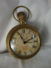 Load image into Gallery viewer, Vintage Thomas Ross Brass Wall Mount Pocket Watch Clock
