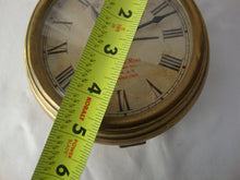Load image into Gallery viewer, Vintage Thomas Ross Brass Wall Mount Pocket Watch Clock
