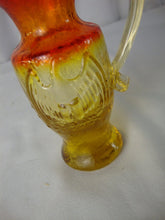 Load image into Gallery viewer, Vintage Kanawha Amberina Mini Pitcher with Eagle on Front/Back
