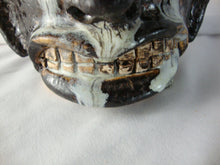 Load image into Gallery viewer, Marvin Bailey SC Folk Art Dark Monkey Face Crying Eyes Ugly Face Jug
