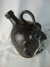 Load image into Gallery viewer, Marvin Bailey SC Folk Art Dark Monkey Face Crying Eyes Ugly Face Jug
