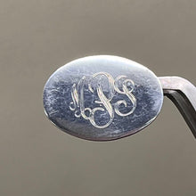 Load image into Gallery viewer, Scarf Pin, Sterling Silver, Monogram MPS, Silver World Mexico
