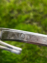 Load image into Gallery viewer, Bracelet, Cuff, Sterling Silver, Multistone, Native American, Roger Morgan, 2 3/8 inner diameter
