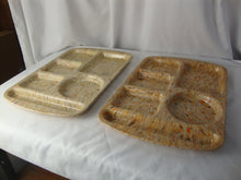 Load image into Gallery viewer, Vintage Prolon Texasware Confetti Melamine Divided Cafeteria Trays Set of 2
