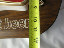 Load image into Gallery viewer, Vintage Miller High Life Draft Beer Faux Wood Angled Lighted Bar Beer Sign Wall Mount
