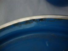 Load image into Gallery viewer, Vintage Blue Enamel No Handle Teapot with Lid

