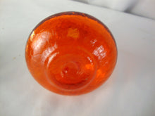 Load image into Gallery viewer, Vintage Amberina Orange Crackle Glass Mini Pitcher 4 1/2"
