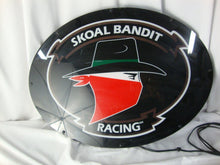 Load image into Gallery viewer, 1980s Skoal Bandit Racing Electric Lighted Bar Man Cave Wall Mount Sign
