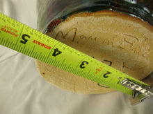Load image into Gallery viewer, Marvin Bailey Green Tan Buggy Eyes 8 Tooth Ugly Face Jug 8" Height
