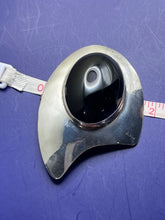 Load image into Gallery viewer, Pendant, Brooch, Sterling Silver, Abstract Shield with Large Black Cabochan
