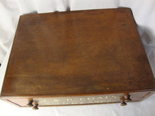 Load image into Gallery viewer, Vintage J&amp;P Coats Logo All Sides Two Drawer Spool Cabinet
