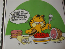 Load image into Gallery viewer, 1978 Garfield Ceramic Tile in Black Cast Iron Kitchen Trivet
