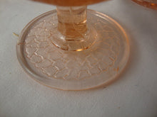 Load image into Gallery viewer, Vintage LE Smith Pink Crackle Exterior Footed Sherbet Cups Set of 4
