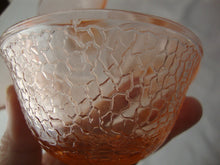 Load image into Gallery viewer, Vintage LE Smith Pink Crackle Exterior Footed Sherbet Cups Set of 4
