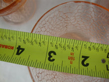 Load image into Gallery viewer, Vintage LE Smith Pink Crackle Exterior Footed Sherbet Cups Set of 4
