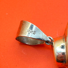 Load image into Gallery viewer, Pendant, Sterling Silver, Snowman, puffy
