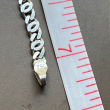 Load image into Gallery viewer, Bracelet, Sterling Silver, O and Z Chain, 7 1/4 in
