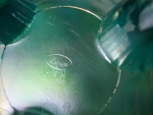Load image into Gallery viewer, Vintage Fenton Aqua Blue Opalescent Glass Footed Rose Bowl
