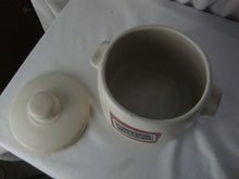Load image into Gallery viewer, 1969 West Bend Carling Black Label Beer Stoneware Bean Pot with Lid
