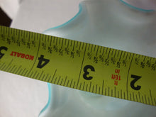 Load image into Gallery viewer, Vintage Fenton Powder Blue Overlay Matte Optic Bubble Pinched Vase 8"
