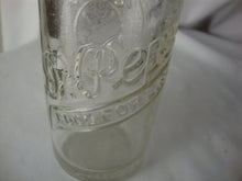 Load image into Gallery viewer, 1949 Dr Pepper 6.5 Ounce Clock Face Back Glass Laurens Glass Works Stamped Greenville SC Bottom
