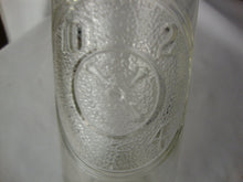 Load image into Gallery viewer, 1949 Dr Pepper 6.5 Ounce Clock Face Back Glass Laurens Glass Works Stamped Greenville SC Bottom
