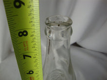 Load image into Gallery viewer, 1949 Dr Pepper 6.5 Ounce Clock Face Back Glass Laurens Glass Works Stamped Greenville SC Bottom
