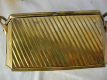 Load image into Gallery viewer, Vintage Brass Handled Angular Nesting Planters Set of 4
