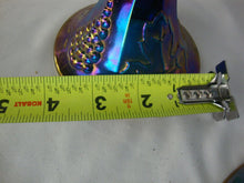 Load image into Gallery viewer, Vintage Blue Carnival Harvest Grape Motif Footed Candy Dish with Lid
