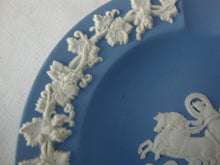 Load image into Gallery viewer, Vintage Wedgwood Blue Jasper Aurora Chariot of Dawn Ashtray
